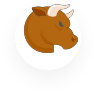 taurus zodiac icon
